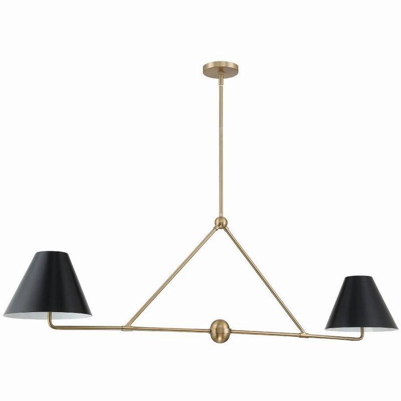 Crystorama Lighting Xavier 4 - Light Chandelier in  Vibrant Gold