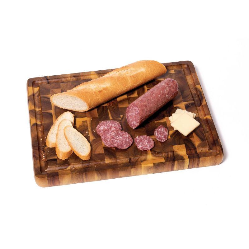 Acacia Large Cutting Board with Cutout Handles - Lipper International