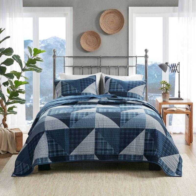 Woolrich 3pc Olsen Oversized Cotton Quilt Bedding Set