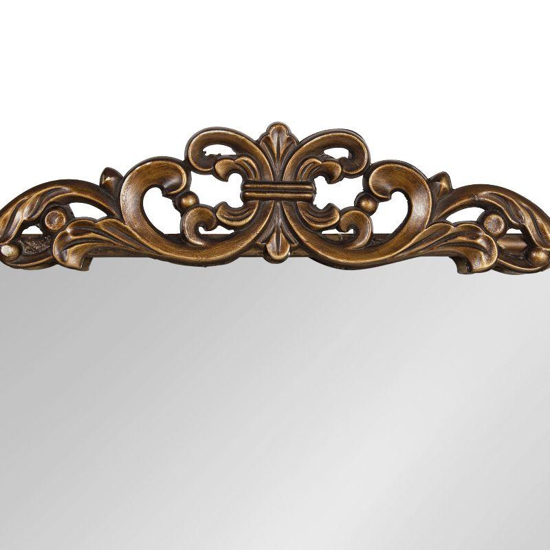 Kate and Laurel Laubry Ornate Framed Wall Mirror, 20x30, Gold
