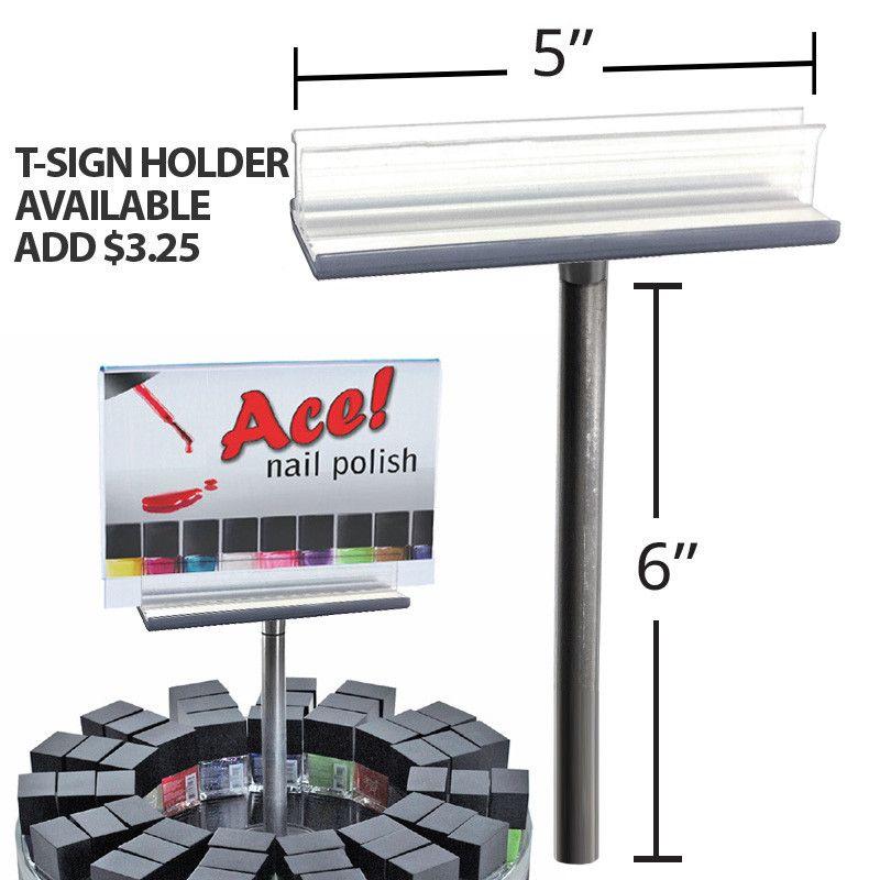 Azar Displays Three Tier Revolving Display 13.5"H x 11"Dia. - round slot 1"dia