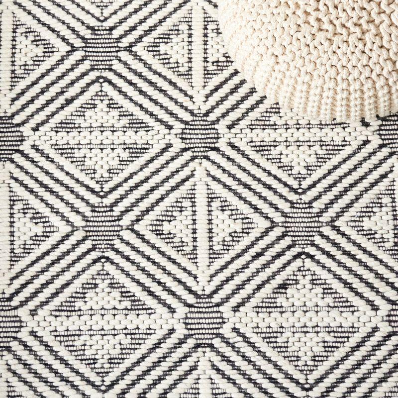 Foundry Select Ashaud Hand Loomed Wool And Cotton With Latex Geometric Rug