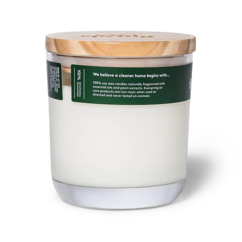 2-Wick Lavender & Bergamot 100% Soy Wax Candle - 8oz - Everspring™
