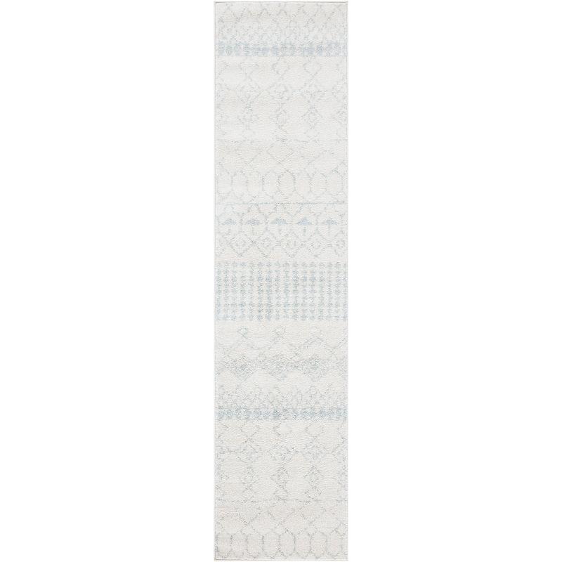 Tulum TUL229 Power Loomed Runner Rug - Ivory/Light Grey - 2'x11' - Safavieh.