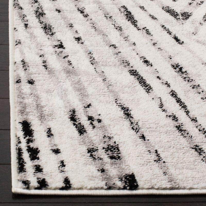 Skyler SKY191 Power Loomed Indoor Area Rug - Grey/Ivory - 5'1"x7'6" - Safavieh