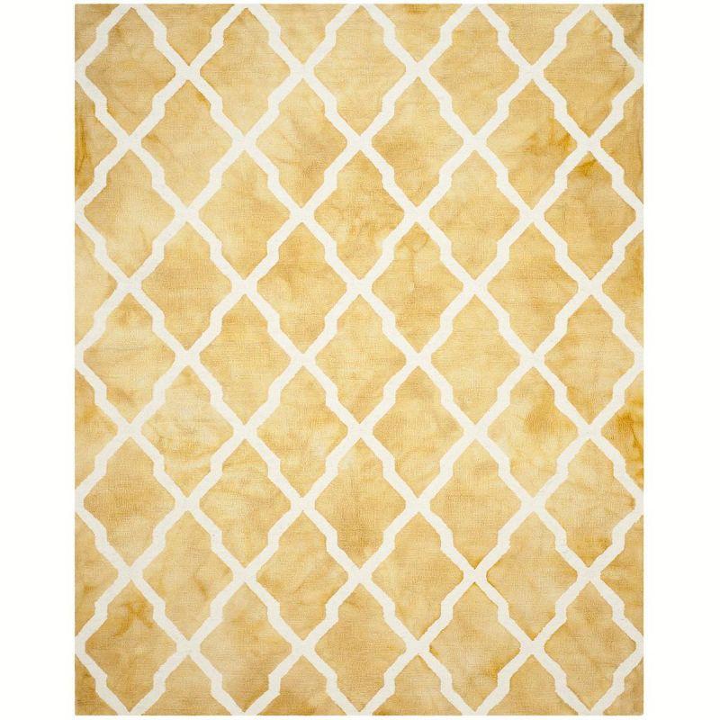 Dip Dye DDY540 Hand Tufted Indoor Area Rug - Gold/Ivory - 8'x10' - Safavieh