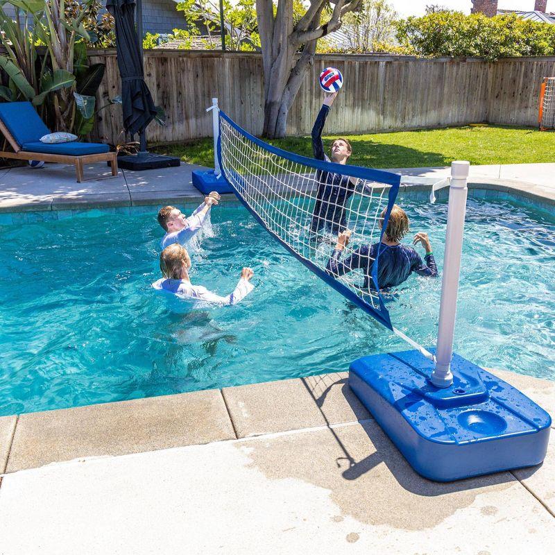 GoSports GoSports Splash Net Elite Pool Volleyball Game with Water Weighted Bases