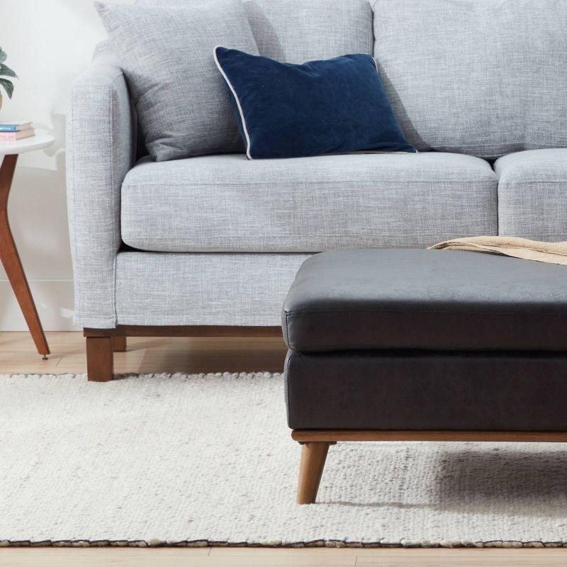 Wade Logan® Crampton Upholstered Ottoman