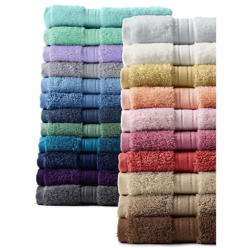 Lands' End Premium Supima Cotton 6-Piece Bath Towel Set - Assorted Bath Towel Set - Fresh Thyme