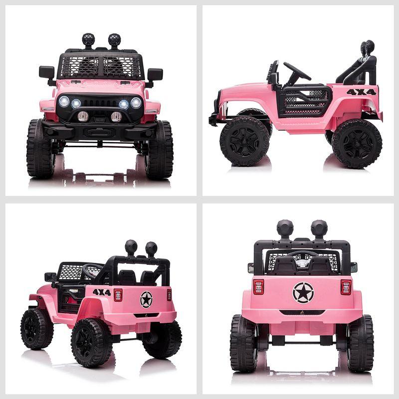 Aosom Aosom 12 Volt 1 Seater All-Terrain Vehicles Battery Powered Ride On with Remote Control