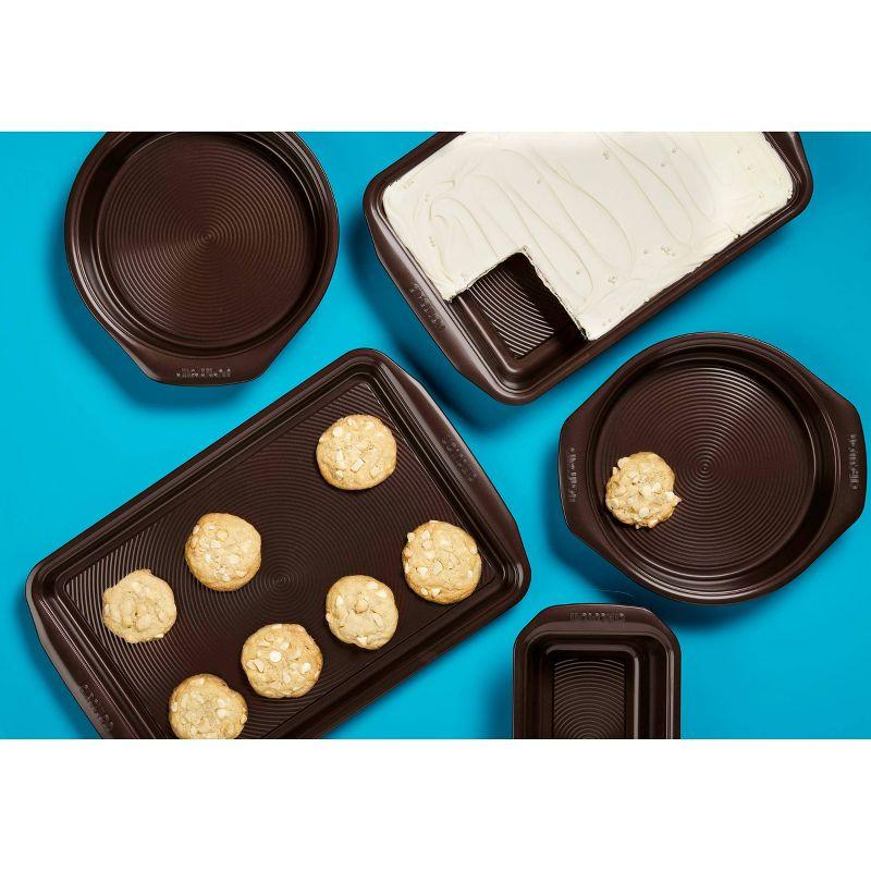 Chocolate Brown Nonstick 5-Piece Bakeware Set