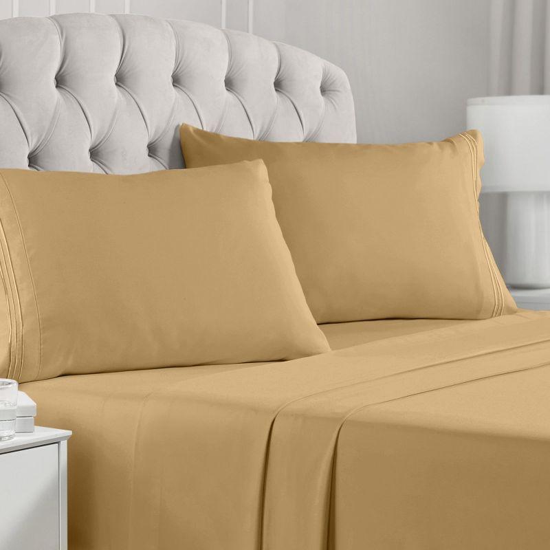 Mellanni Brushed Microfiber Pillowcase Set of 2