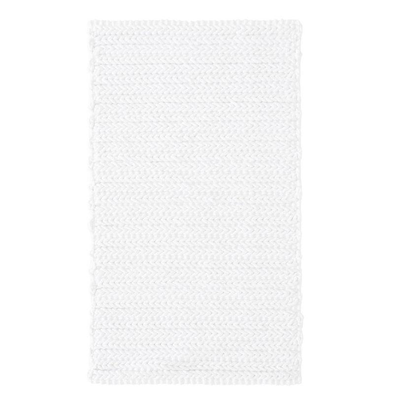 Lasso 100% Cotton Chenille Chain Stitch Non-Slip Bath Rug