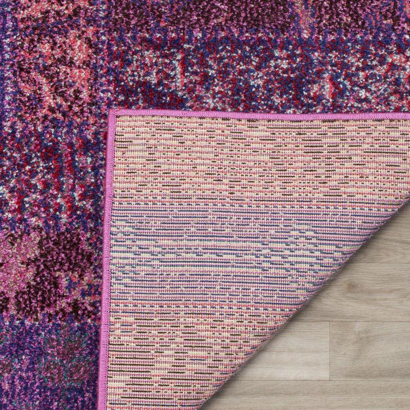 Monaco MNC214 Power Loomed Indoor Accent Rug - Purple/Multi - 3'x5' - Safavieh