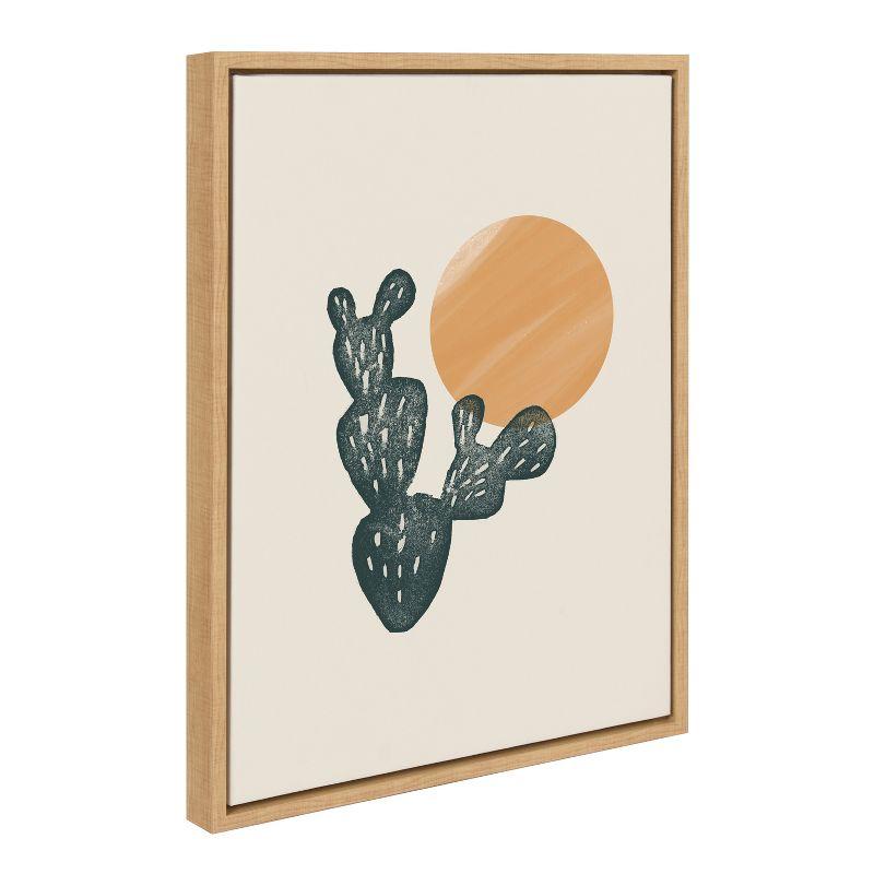 Kate and Laurel Sylvie Desert Sand Framed Canvas by Kate Aurelia Holloway, 18x24, Natural