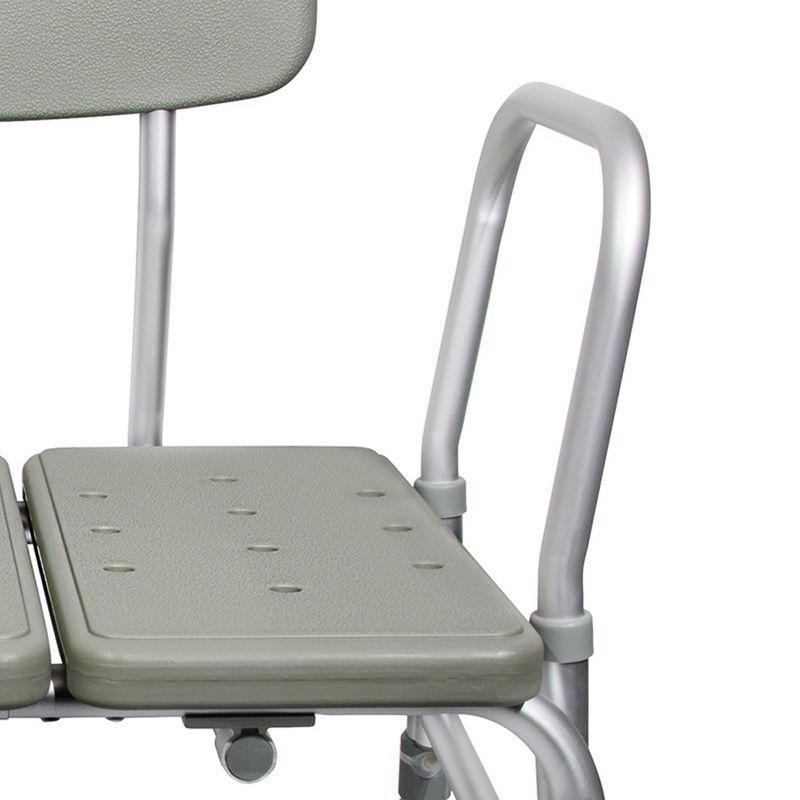 McKesson Knocked Down Bath Transfer Bench Adjustable Height up to 400 lbs