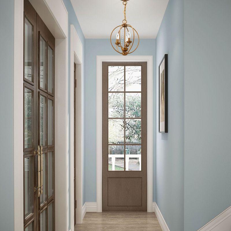 Livex Lighting Arabella 3 - Light Chandelier in  Antique Gold Leaf