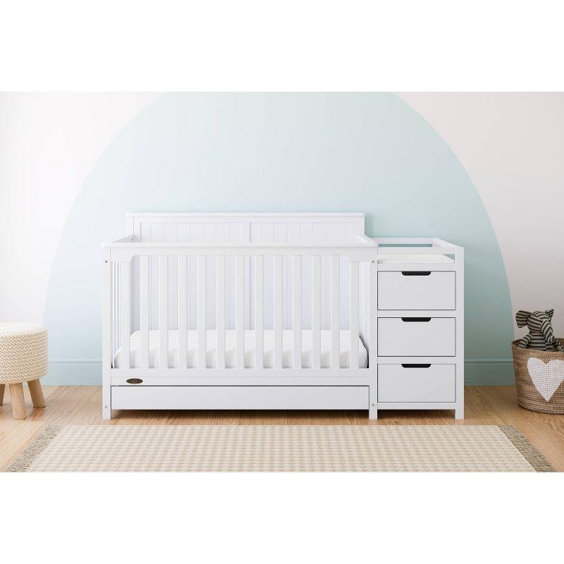 Graco Hadley 5-in-1 Convertible Crib and Changer with Storage