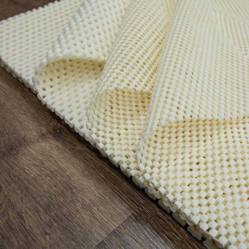 Ivory PVC Coated Polyester Non-Slip Rug Pad 2'4" x 3'6"