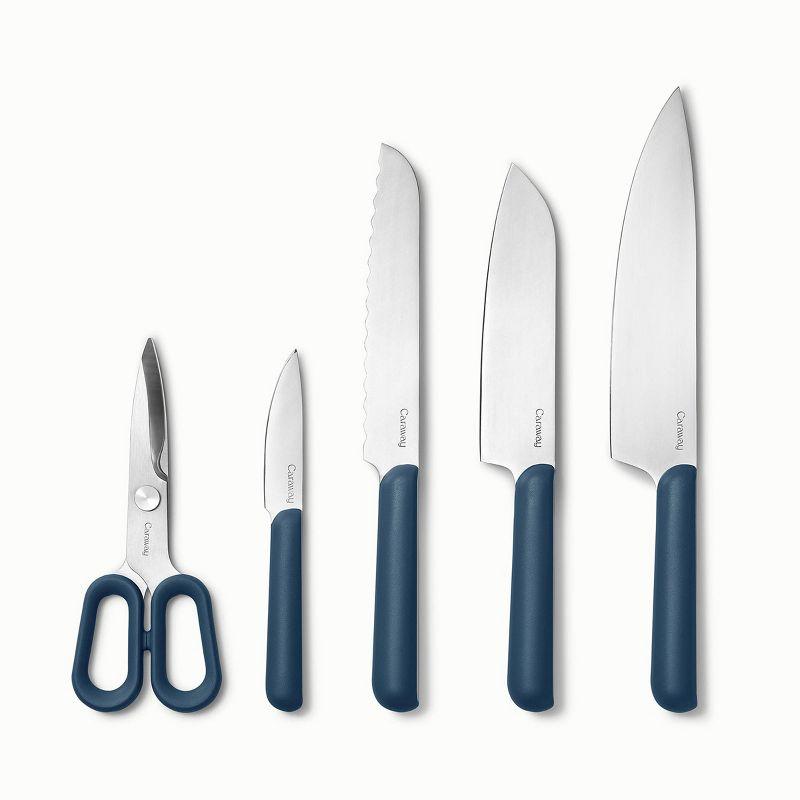 Navy and Light Wood 14-Piece Kitchen Prep Set