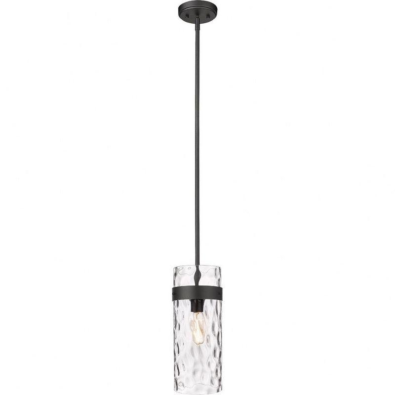 Z-Lite Fontaine 1 - Light Pendant in  Matte Black