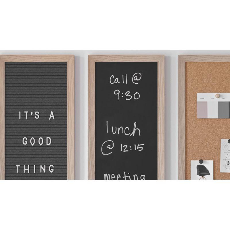 Martha Stewart Thomas Martha Stewart Cork Board, Chalk Board, Letter Board Set with Included Push Pins, Magnets, Liquid Chalk