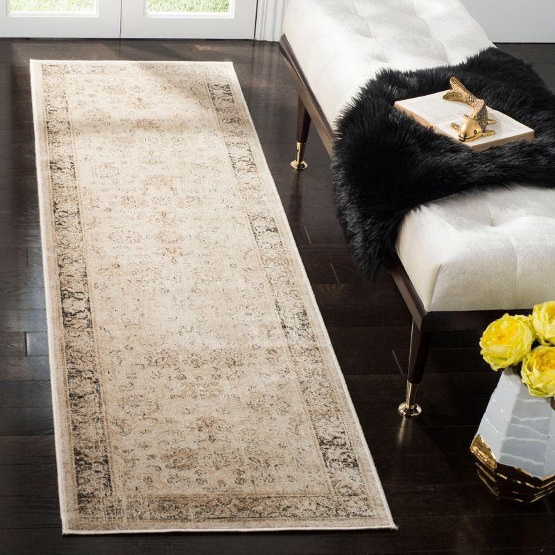 Vintage VTG117 Power Loomed Runner Rug - Stone - 2'2"x16' - Safavieh.