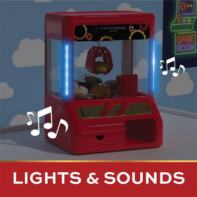 FAO Schwarz Arcade Claw Game with Plush Prizes