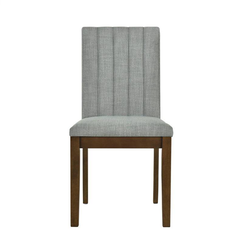 Upholstered Channel-back Dining Chair