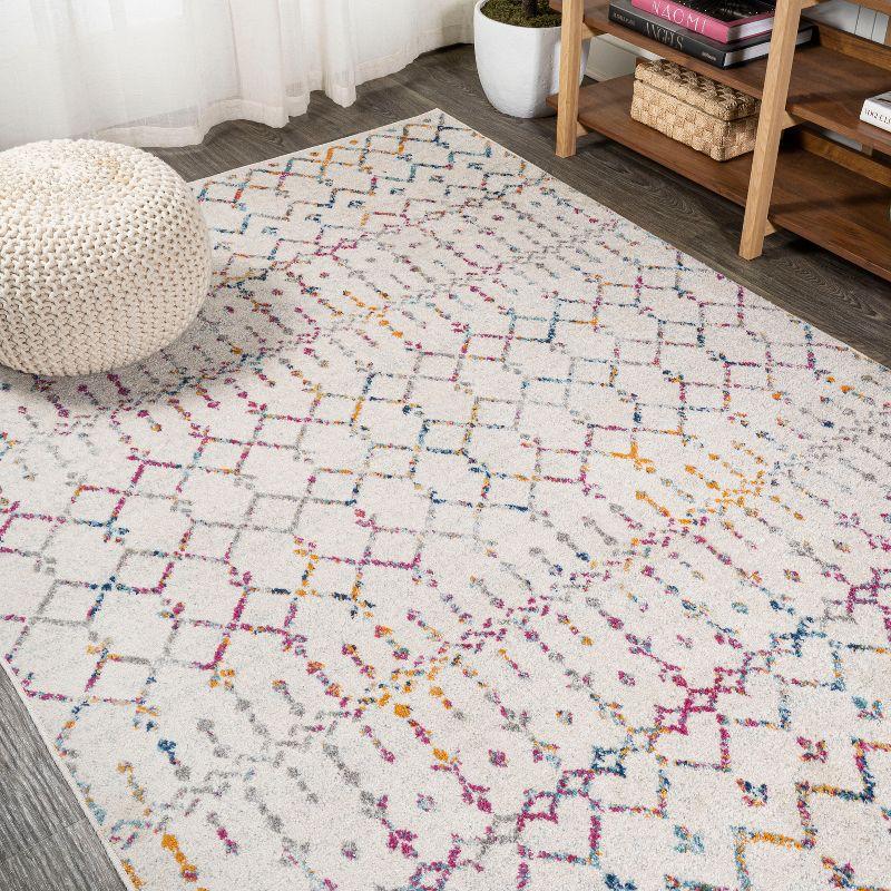 Moroccan Hype Boho Vintage Diamond Area Rug - JONATHAN Y