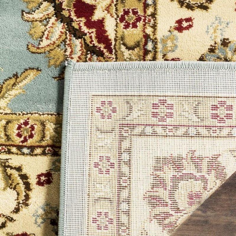 Lyndhurst LNH553 Power Loomed Area Rug - Blue/Ivory - 6'7"x6'7" - Safavieh
