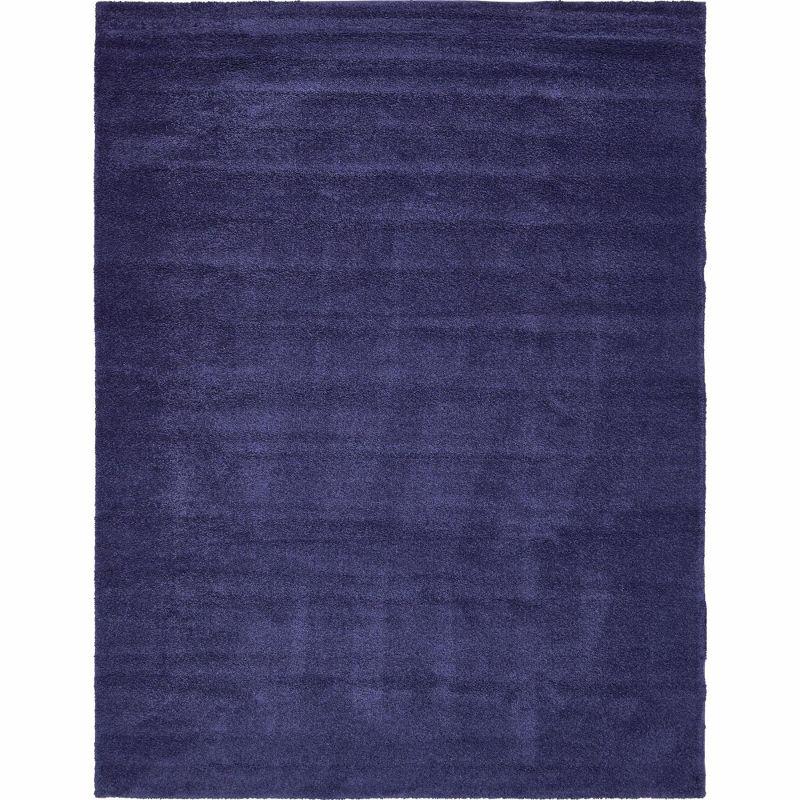 Unique Loom 10' 0 x 13' 0 Solo Calabasas Navy Blue Area Rug