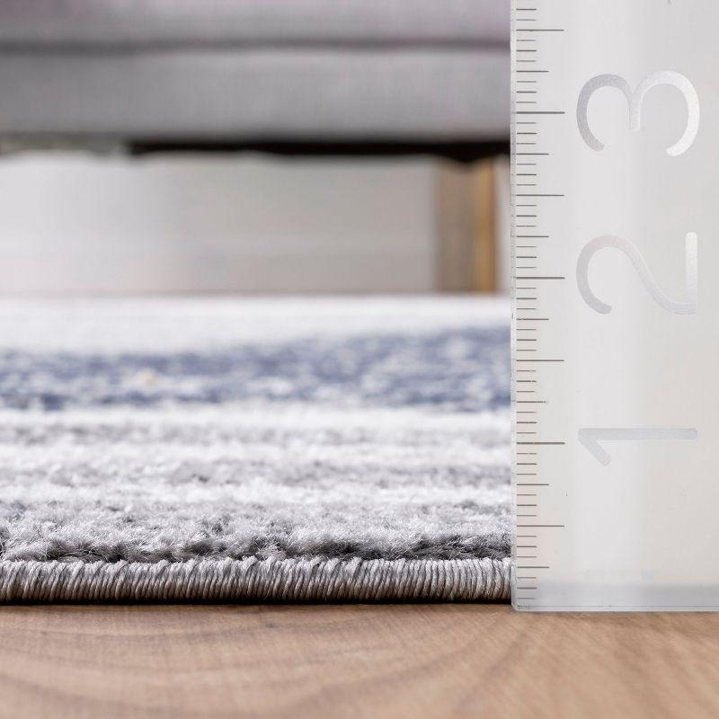 Nuloom Starfish Animal Print 4x6 Indoor Area Rug for Living Room Bedroom Dining Room Kitchen, Grey/Blue