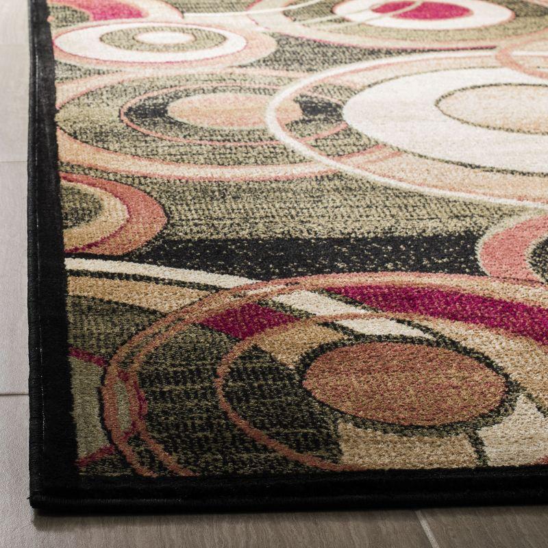 Lyndhurst LNH225 Power Loomed Runner Rug - Black/Multi - 2'3"x8' - Safavieh