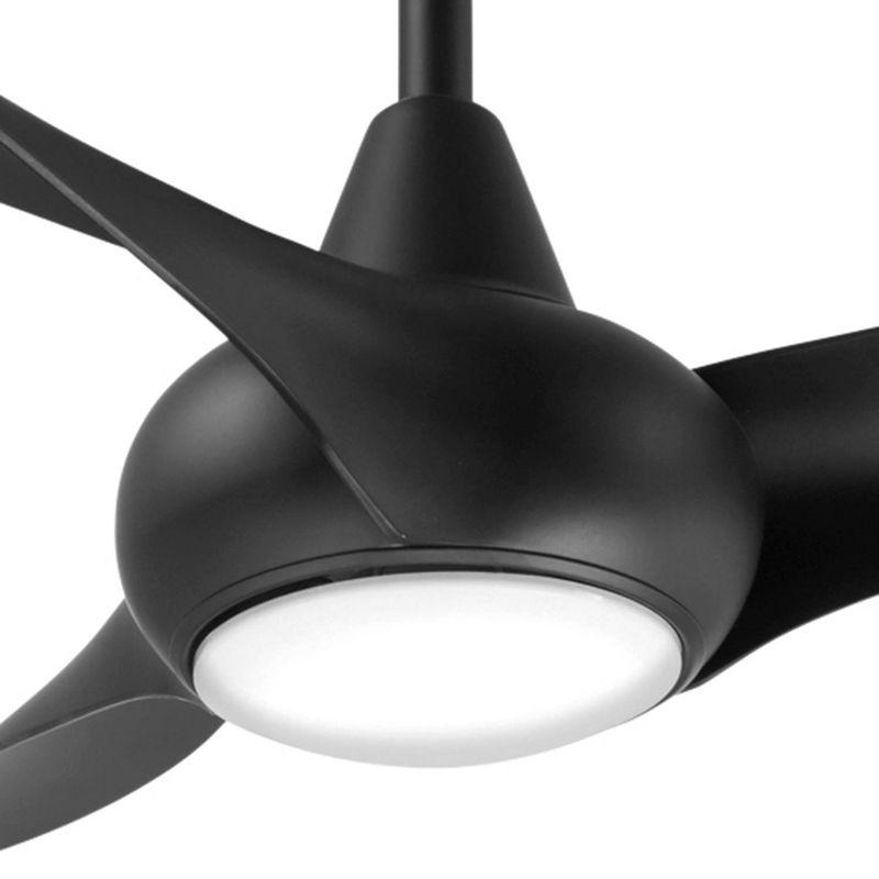 52" Wave 3 - Blade LED Propeller Ceiling Fan with Remote Control and Light Kit Included