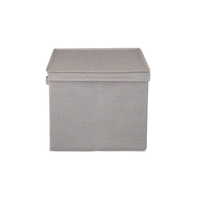Household Essentials Household Essentials Wide Storage Box Fabric Bin (Set of 2)