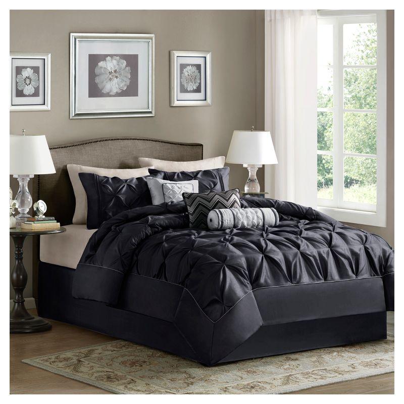 Madison Park Laurel 7 Piece Tufted Comforter Set