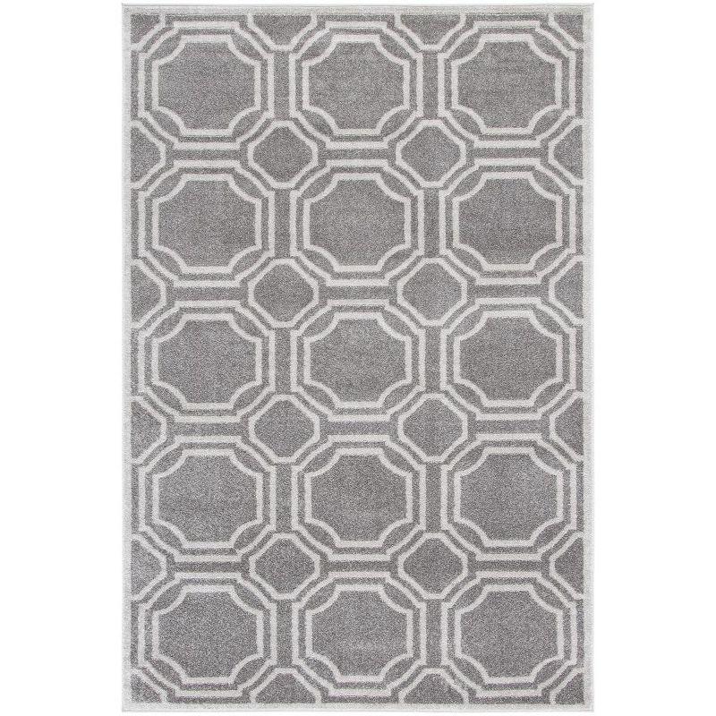 Amherst AMT411 Power Loomed Area Rug - Grey/Light Grey - 6'x9' - Safavieh.