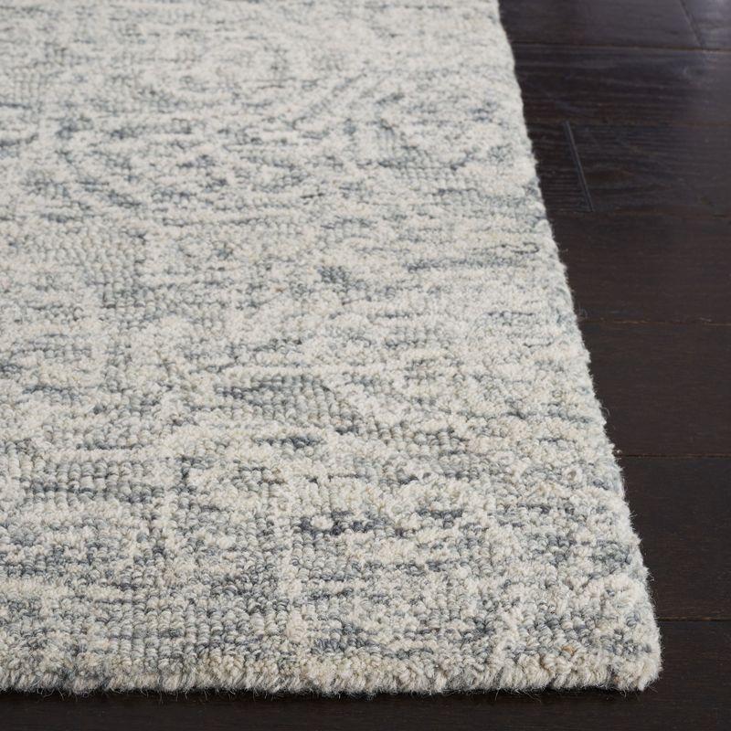 Metro MET998 Hand Tufted Indoor Area Rug - Dark Grey/Ivory - 4'x6' - Safavieh