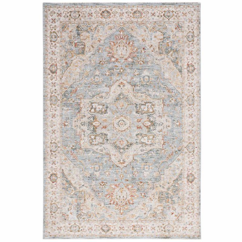 Hamilton HLT110 Power Loomed Area Rug - Blue/Gray - 8'x10' - Safavieh.