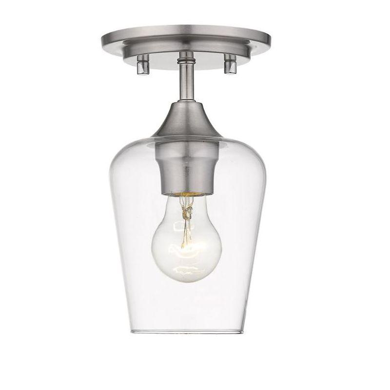 Z-Lite Joliet 1 - Light Flush Mount in  Brushed Nickel