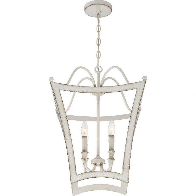 Quoizel Lighting Summerford 4 - Light Chandelier in  Antique White