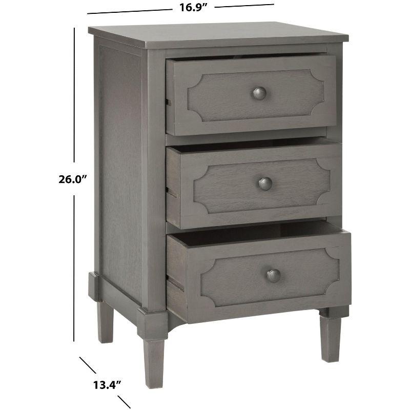 Rosaleen Side Chest - AMH5723 - Grey - Safavieh Couture