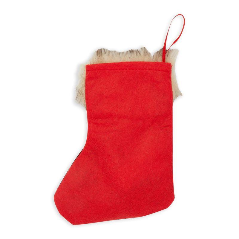 Okuna Outpost 12 Pack Mini Christmas Stockings, Red Buffalo Plaid Holiday Decor (6 x 8 in)