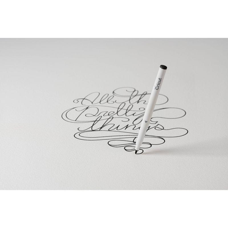 Cricut 5pc Black Calligraphy Variety Pen Set: Art & Stationery, 1.0mm Point, Non-Toxic, Assorted Pens, Office Supplies