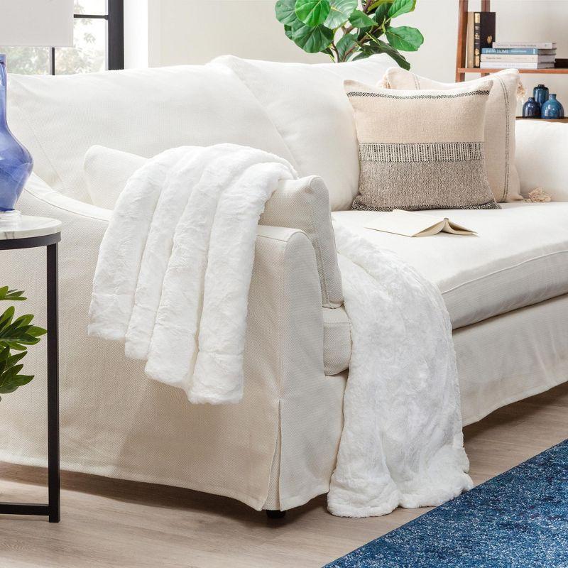 Chanasya Faux Fur Throw