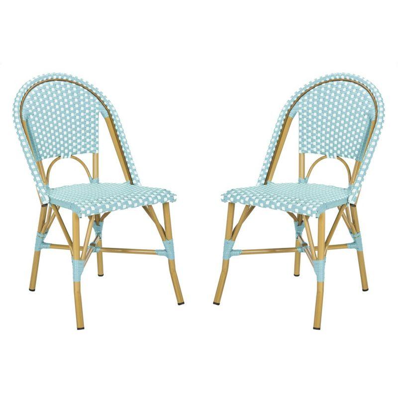Casidy Polyethylene (PE) Wicker Wicker Outdoor Dining Side Chair