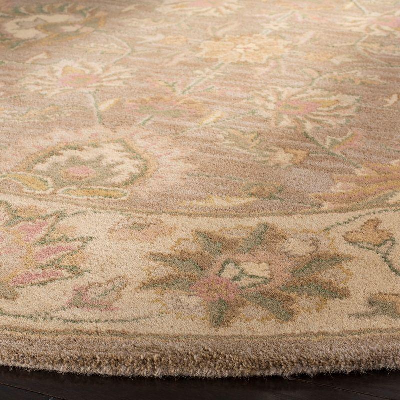 Heritage HG343 Handmade Area Rug - 6'x9' - Brown/Ivory - Safavieh