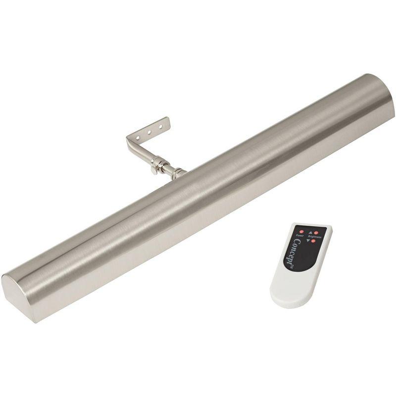 Satin Nickel 21" Cordless LED Picture Light with Remote Control