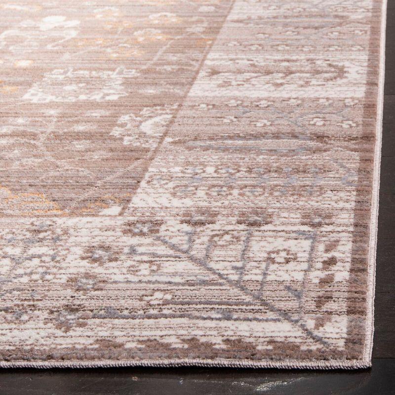 Valencia VAL118 Power Loomed Indoor Accent Rug - Brown/Beige - 3'x5' - Safavieh